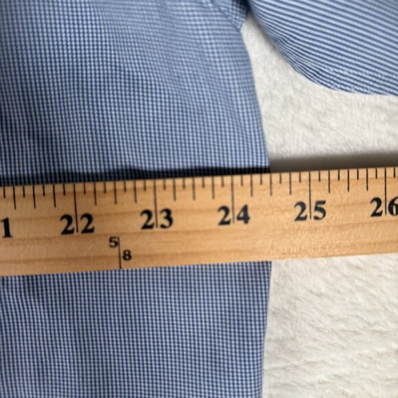 Tailorbyrd Dress Shirt Mens L Blue Button Up Long Sleeve - Picture 7 of 7